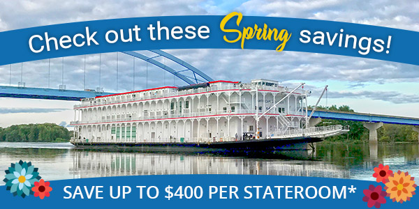 Check out these spring savings! Save up                            to $400 per stateroom*